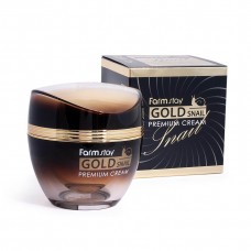 Крем для лица с улиткой и золотом FarmStay Gold Snail Premium Cream